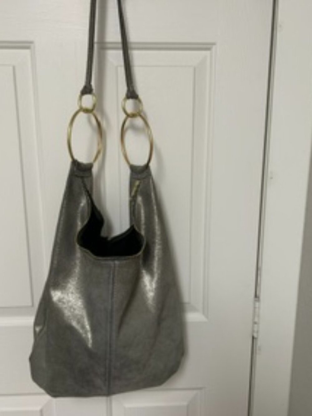 Marlon Large Leather Hobo Bag